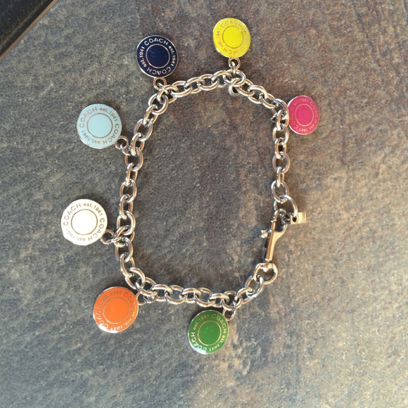 Coach charm bracelet