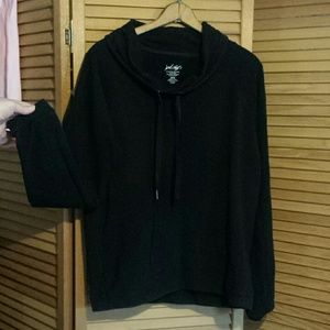 Lord &Taylor size medium black cowel neck