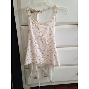 Drop Halter Crop Top