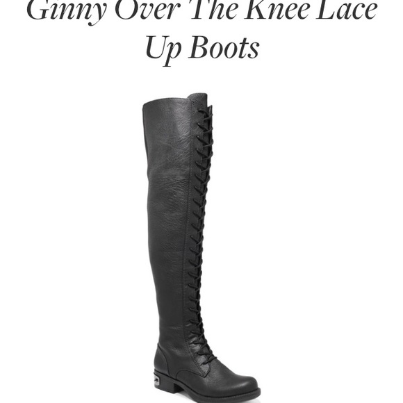 Circus by Sam Eldeman Black Leather Boots