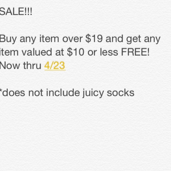 *must mention before making an offer*