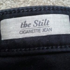 AG slim fit cigarette jeans black size 28R