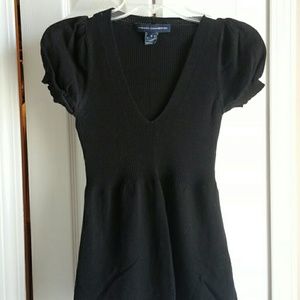 French connection short sleeve sweater top