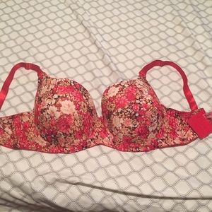 Floral bra NWOT