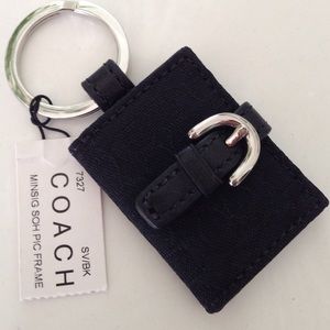 Coach photo keychain