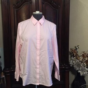 Pink Striped Jones New York Shirt