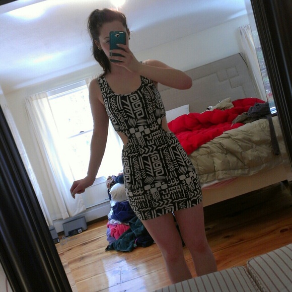 Forever 21 Tribal Cut Out Dress