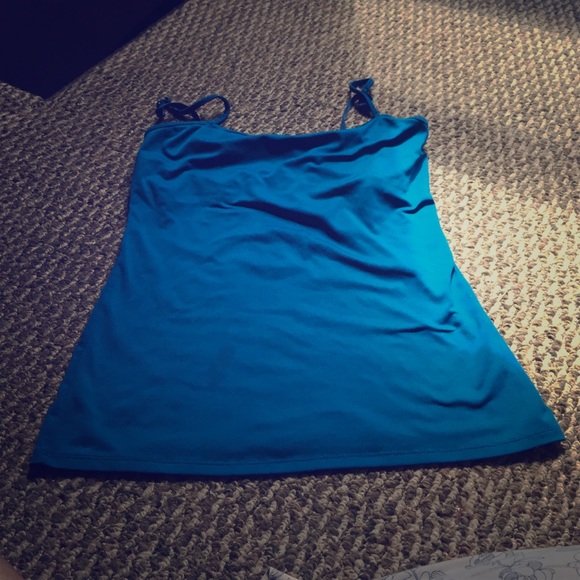 New York and Company blue tank top