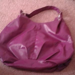 Purple hangbag