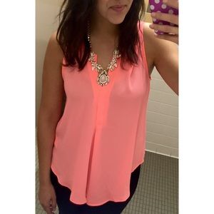 Nordstrom Neon Pink Blouse