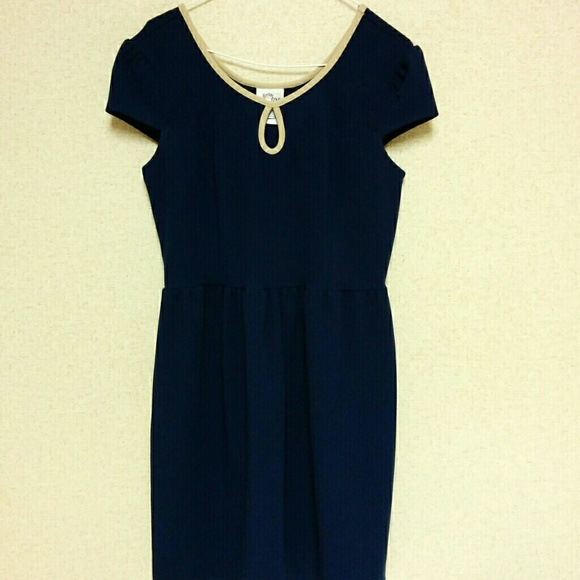 Navy Blue Work Dress