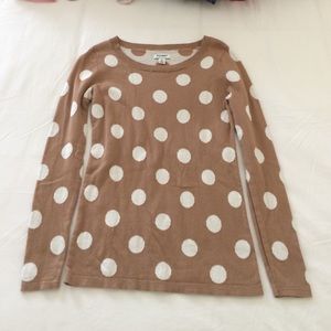 Polka dot sweater