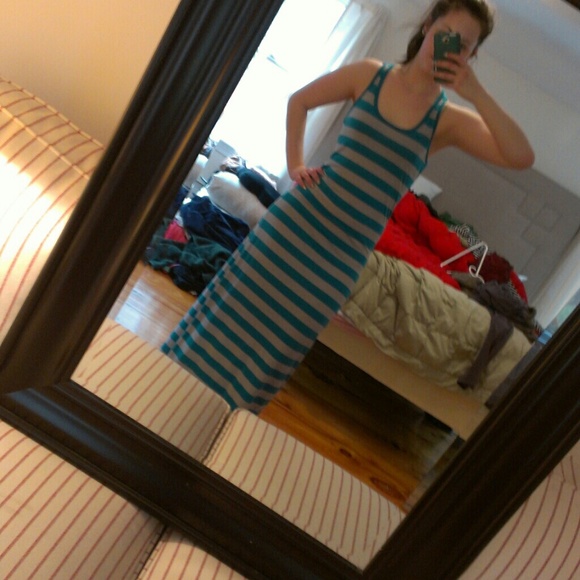 Forever 21 Striped Maxi Dress