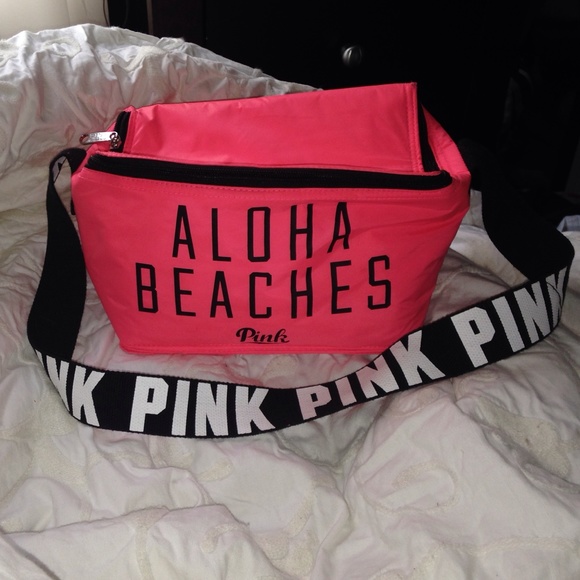 pink lunch box/ cooler