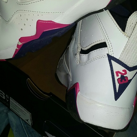 🔴SOLD🔴⇨Girls Air Jordan Retro 7 🔺LOWEST PRICE🔺 - Picture 2 of 4
