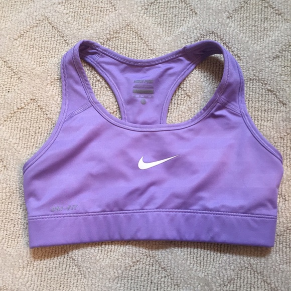 Purple Nike Pro Sports Bra