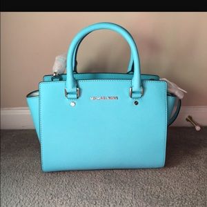 Aquamarine Selma medium bag
