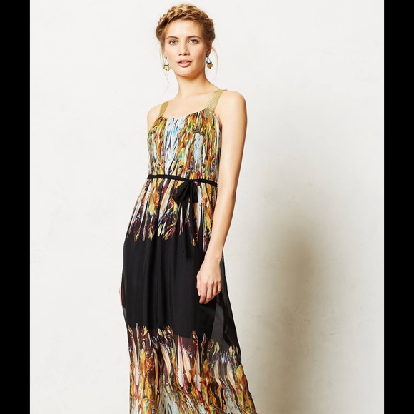 ANTHROPOLOGIE CYNTHIA VINCENT CALYPSO MAXI DRESS