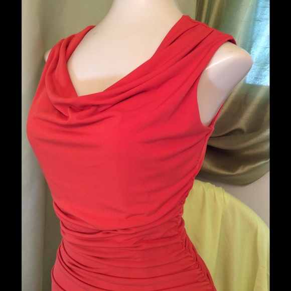 Orange bodycon "SWEET STORM"