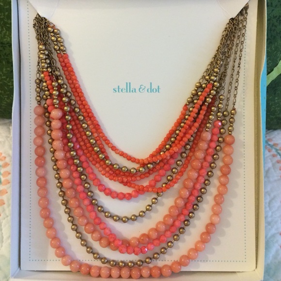 ❌❌SOLD-❌❌Stella & Dot Palamino Statement Necklace - Picture 1 of 2
