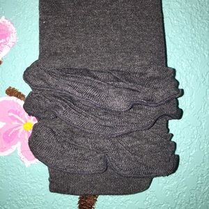 NWT ruffled over-the-knee socks