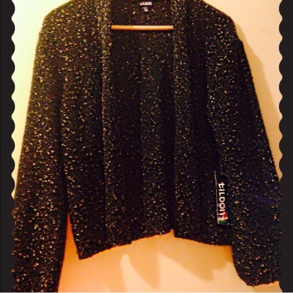 Tildon black sparkle sweater - Picture 3 of 3