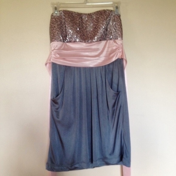Windsor formal dress (pink/gray)