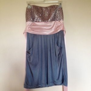 Windsor formal dress (pink/gray)