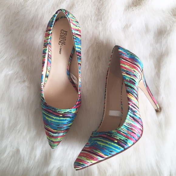 Prabal Gurung for Target Shoes - Multicolor Abstract Print Pointed Toe Pumps