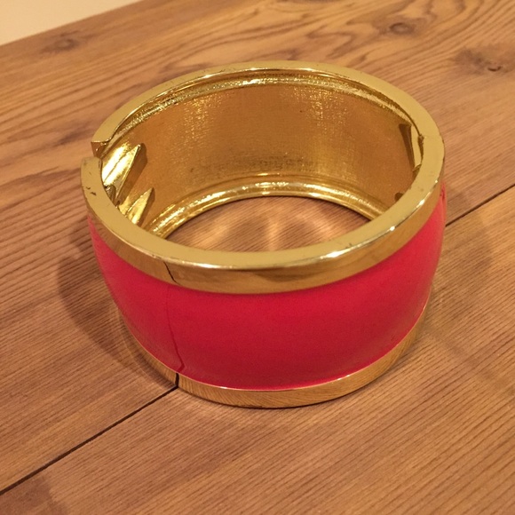 Pink and gold bracelet