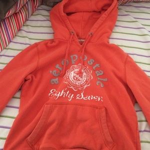 Orange Aeropostale sweatshirt