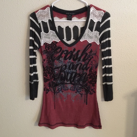 Crash and burn tee