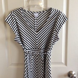 Motherhood maternity Chevron Stripe Dress