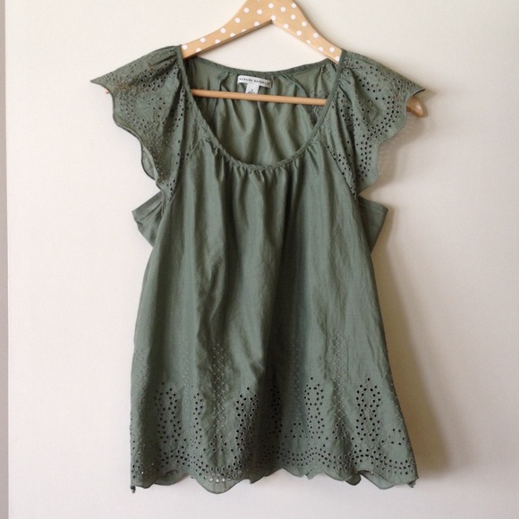 Banana Republic Sage Green Top