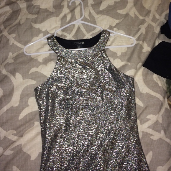 Silver dress