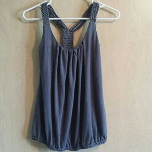 Racer-back tank top