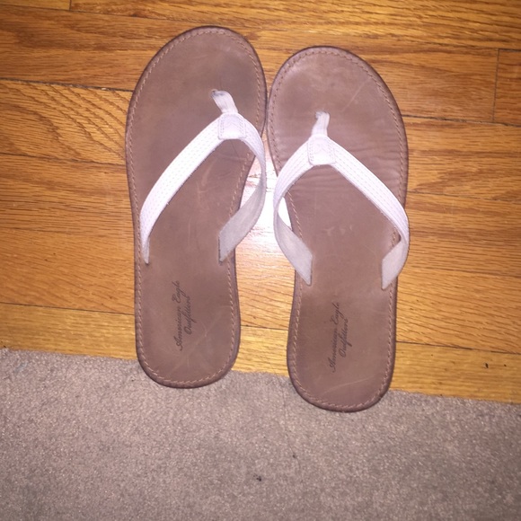 White banded american eagle sandals