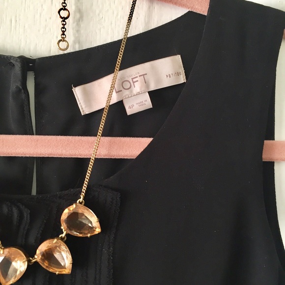 NWOT! Loft Little Black Dress - Picture 3 of 4