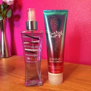 Bath and Body Works fragrance and body cream.