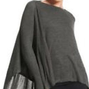 Cabi multi way poncho nursing maternity sweater