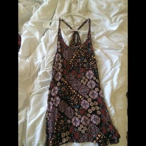 Fulltilt floral print dress with razor back