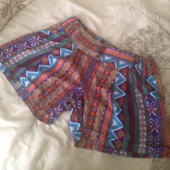 Bohemian Textured Shorts