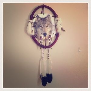 Wolf Dream Catcher