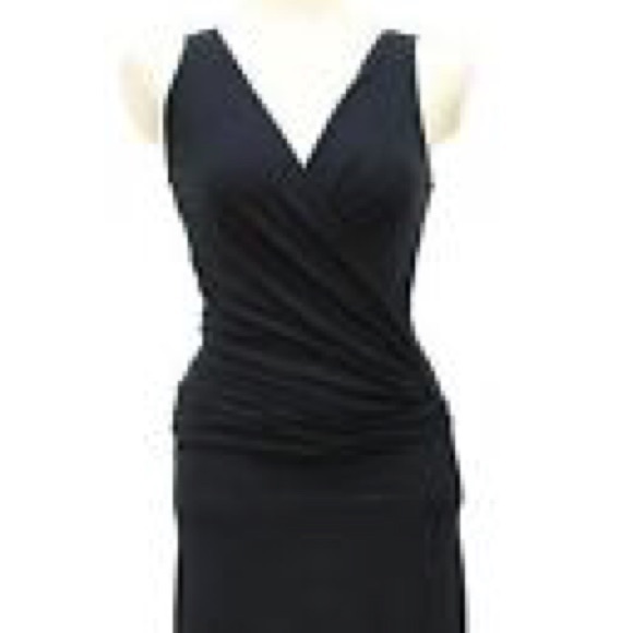 Black cabi mid length dress L