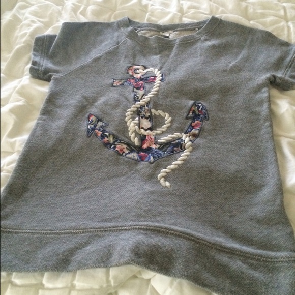 J crew anchor sweatshirt.