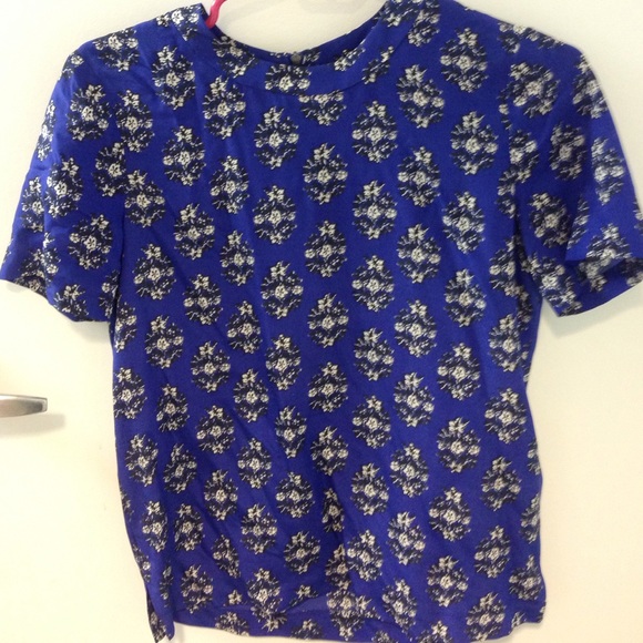 Madewell Printed Silk Tee