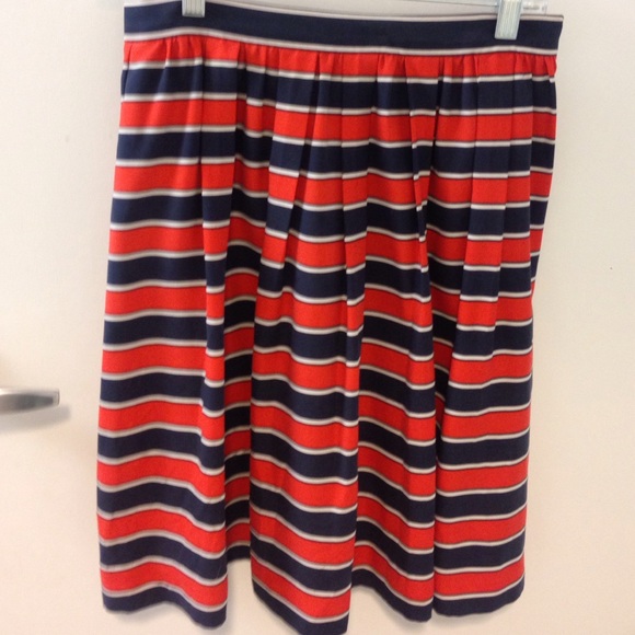 J. Crew Gondola Stripe Skirt