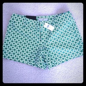 NWT Green Print Banana Republic Shorts