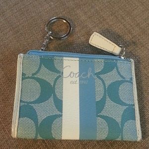 Rare Coach keychain card holder