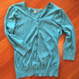 Halogen turquoise cardigan from Nordstrom